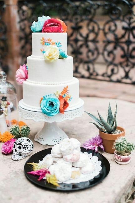 Pasteles para boda temática mexicana - 3