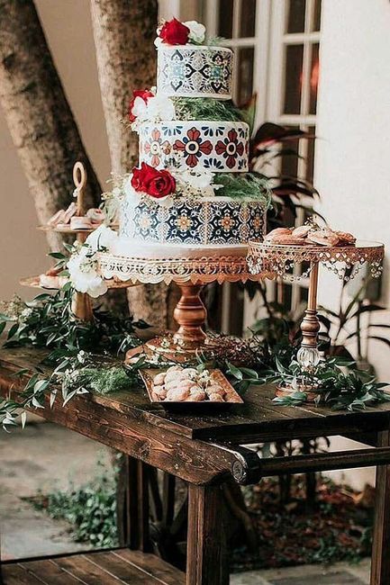 Pasteles para boda temática mexicana - 12