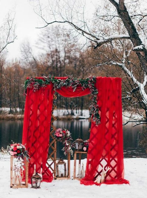 Arcos con toques rojos ❤️ - 3