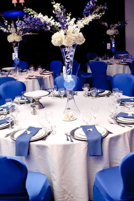 Boda Royal blue con blanco 💙 - 8