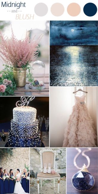 Boda con diferente tipos de azul y rosa - 13