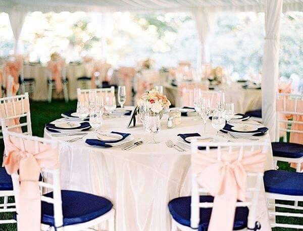 Boda con diferente tipos de azul y rosa - 16