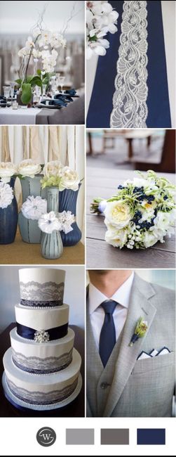 Boda con azul y Plata 💙 - 3