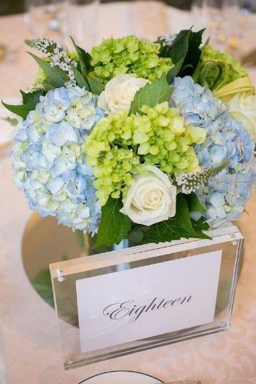 Decoración de boda en tonos azules - 6
