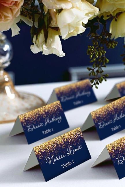 Decoración de boda en tonos azules - 13
