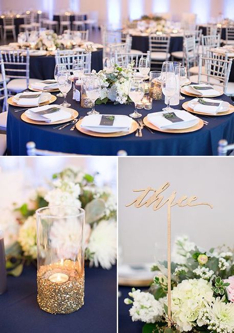 Decoración de boda en tonos azules - 18