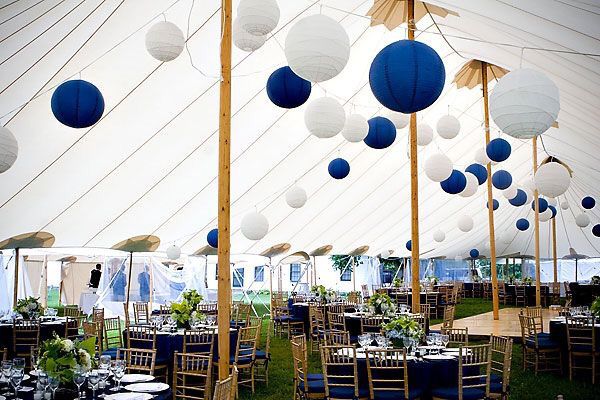 Decoración de boda en tonos azules - 24