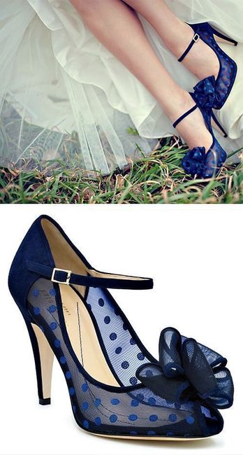 Zapatos tacón alto color  azul💙 - 5