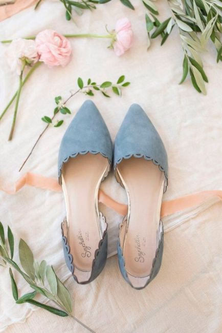 Zapatos bajos colores azul - 12