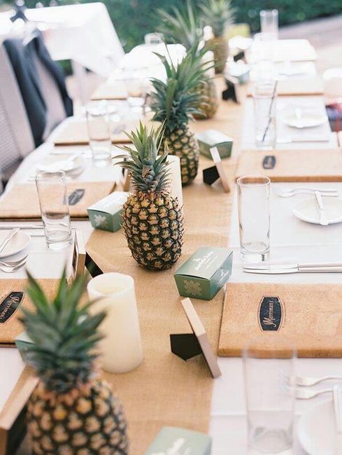 Decoraciones frutales para mesa - 7