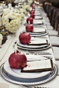 Decoraciones frutales para mesa - 15