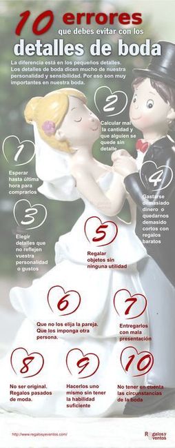 10 errores para evitar en la boda - 1