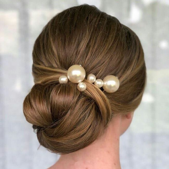 Peinados con perlas - 6