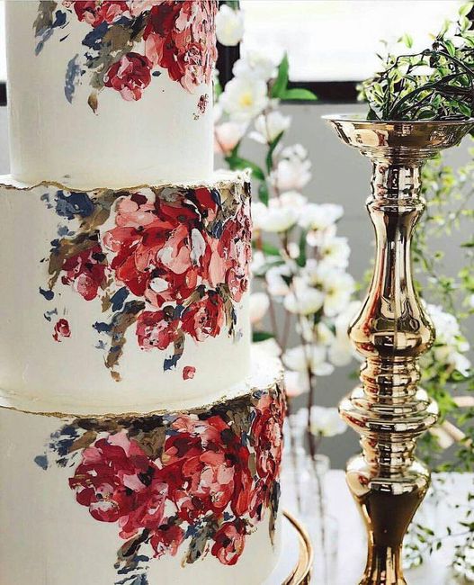 Pasteles con flores pintadas. - 4