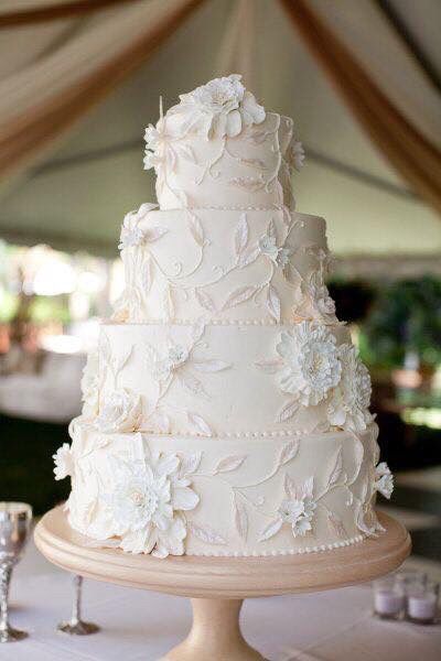 Pasteles de boda blancos - 10