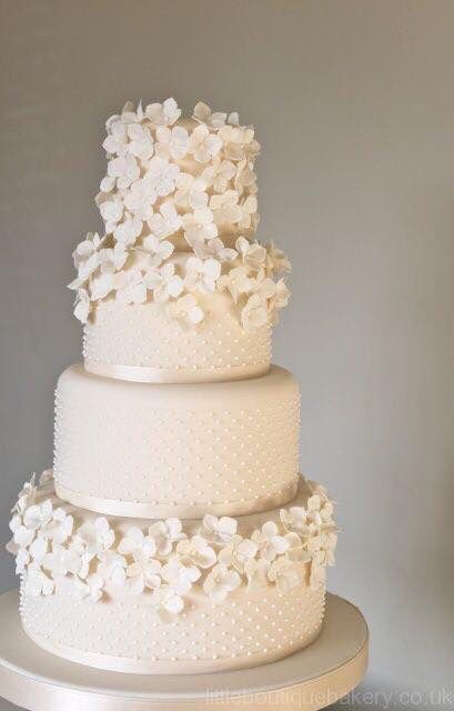 Pasteles de boda blancos - 13