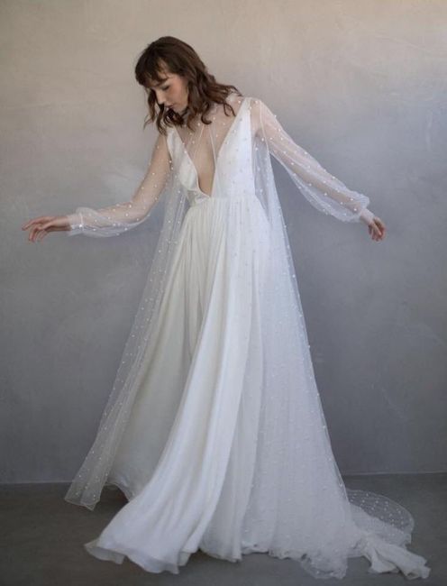 Vestido con detalle de perlas - 2