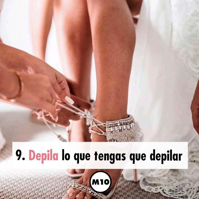 10 consejos antes de la boda - 10