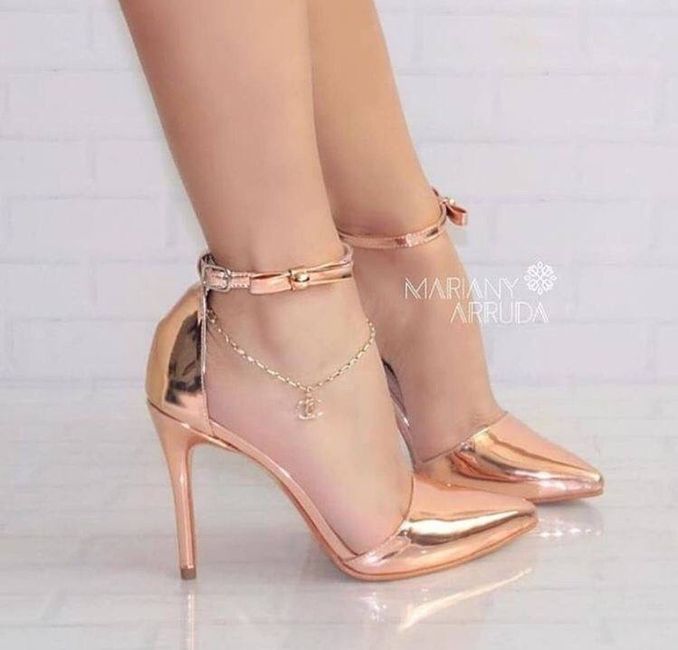 Tacones rose gold - 2