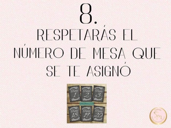 Los 10 mandamientos de la boda - 9