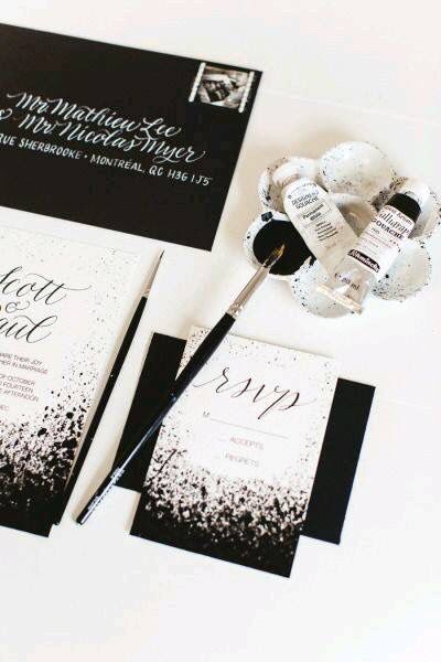 Boda en blanco y negro 🎩 - 16