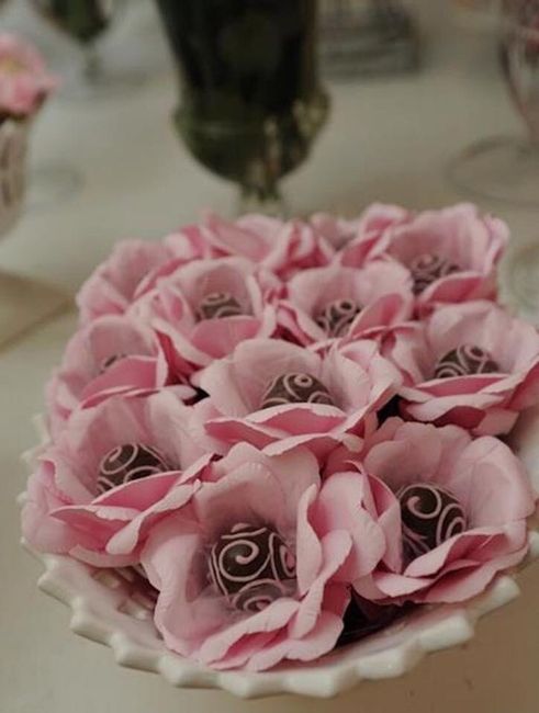 Flores de chocolate - 8