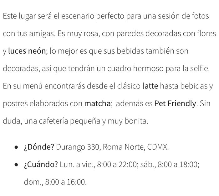 Cafetería para ir con tus damas - 1