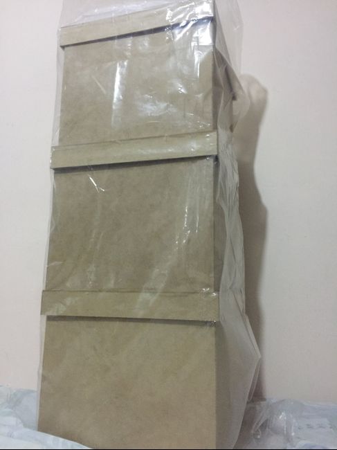 Iniciando la elaboración cajitas de damas - 1