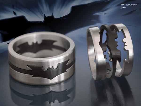 Anillos para bodas de Batman - 1