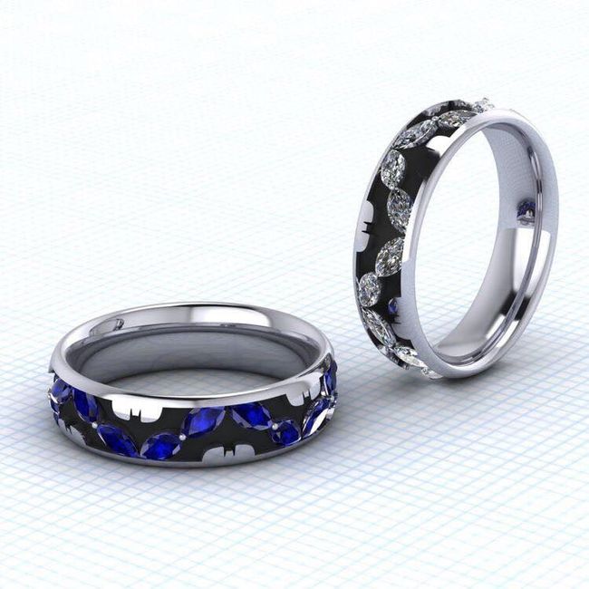 Anillos para bodas de Batman - 2