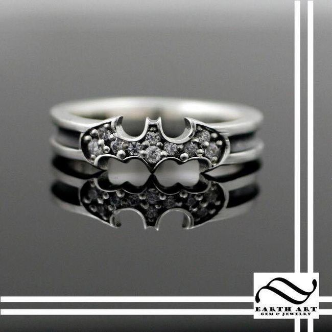 Anillos para bodas de Batman - 6