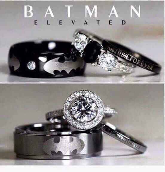 Anillos para bodas de Batman - 8