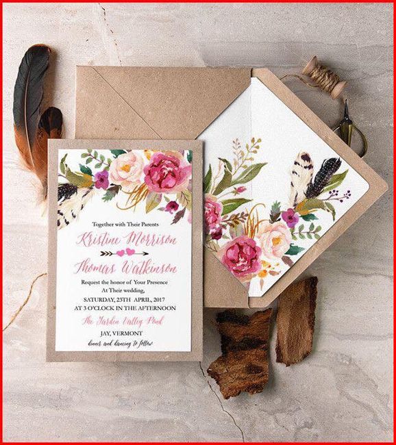 Invitaciones florales - 11