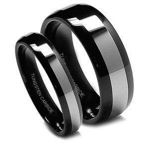 Anillos con color negro - 2
