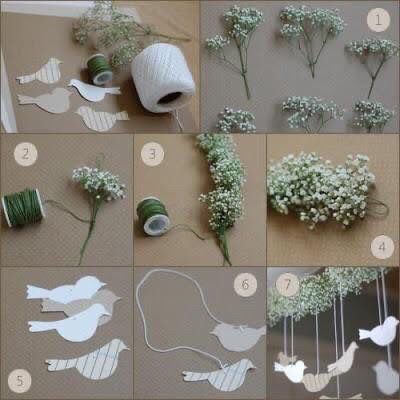 Florero con velo de novia 13