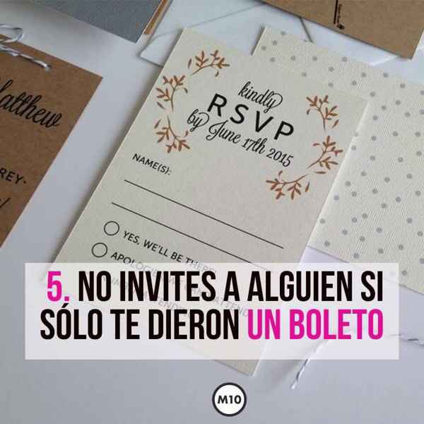 Reglas para un Invitado en la Boda - 6