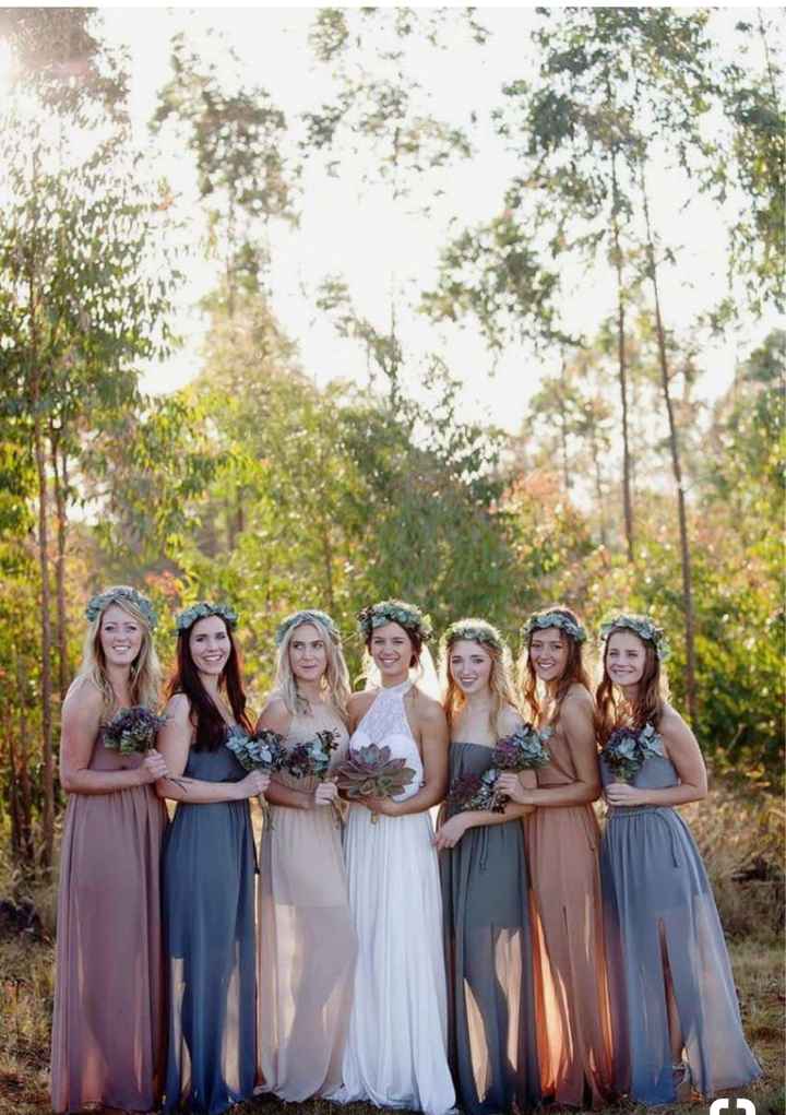 Colores de vestidos para las damas de honor🌸🌼 - 3