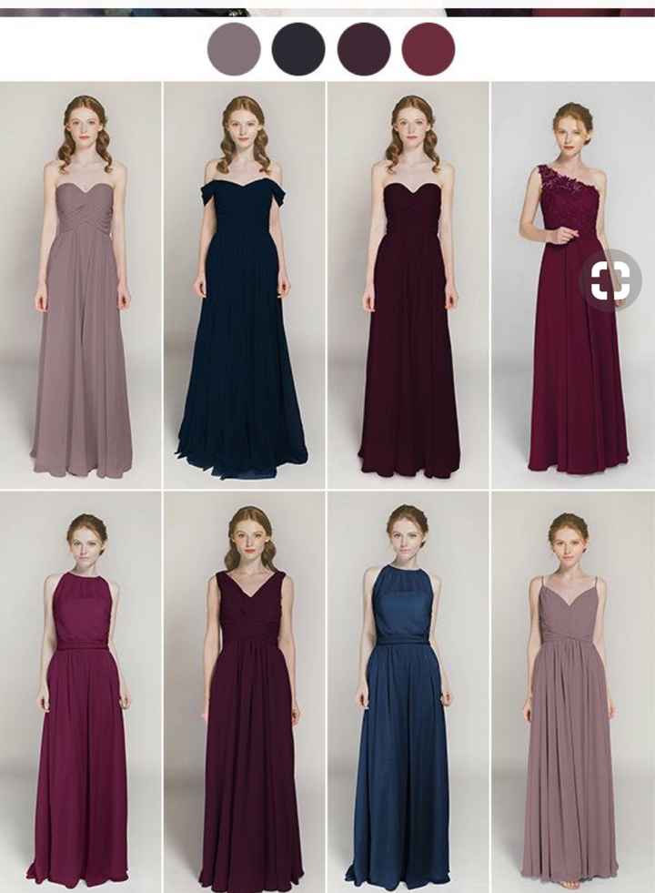 Colores de vestidos para las damas de honor🌸🌼 - 5