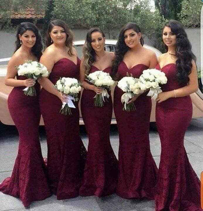 Vestido de damas de honor 2019 - 7