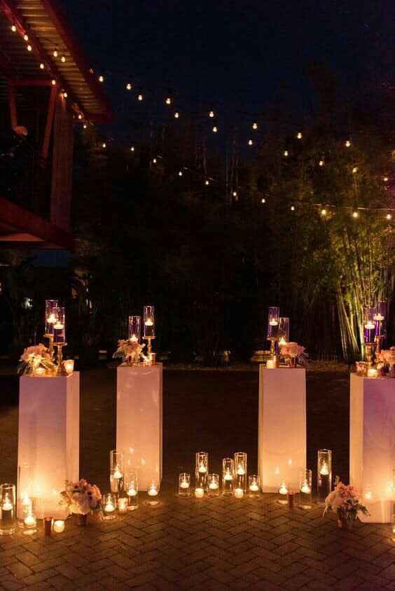 Románticas ideas con velas - 3