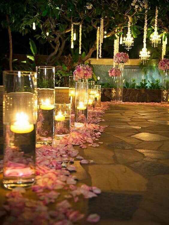Románticas ideas con velas - 4