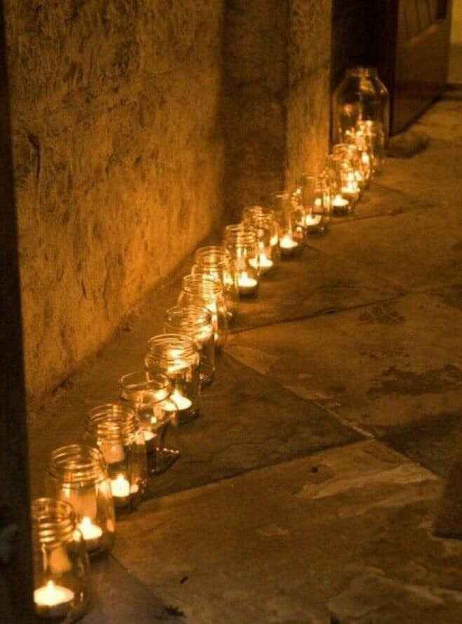 Románticas ideas con velas - 11