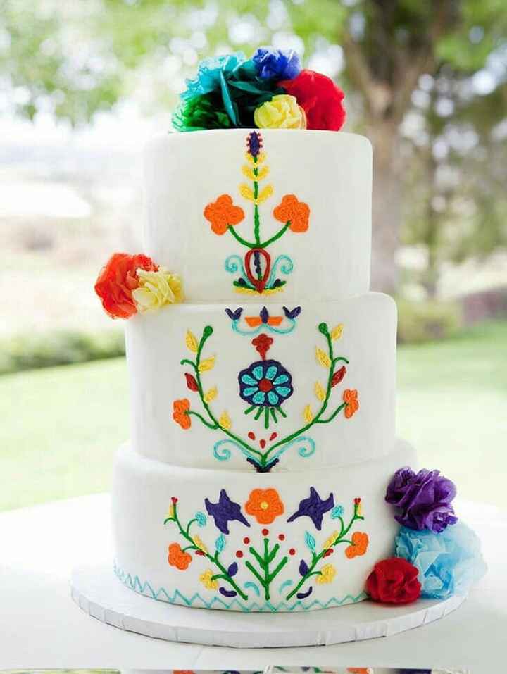 Pasteles para boda temática mexicana - 1