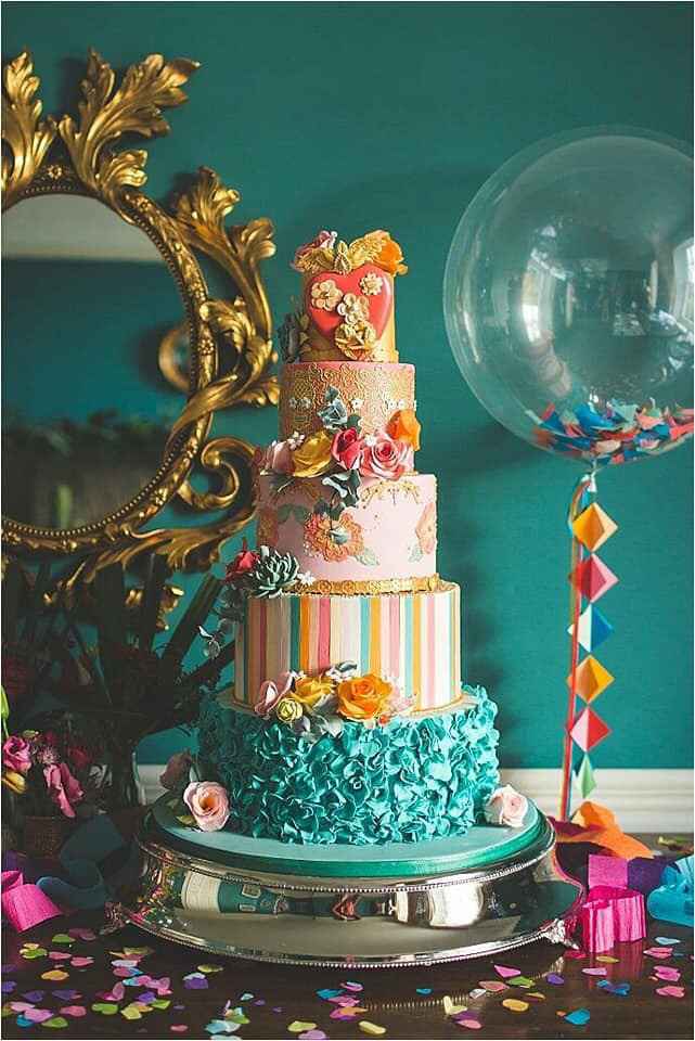 Pasteles para boda temática mexicana - 4