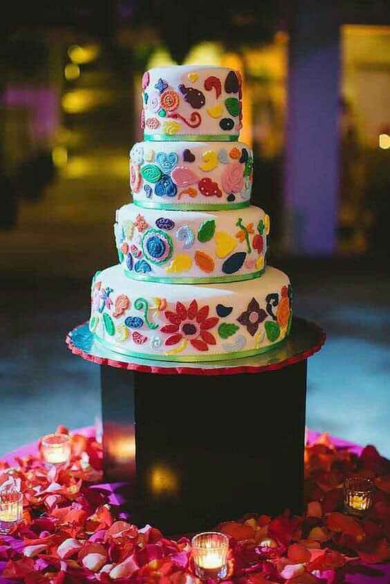 Pasteles para boda temática mexicana - 6