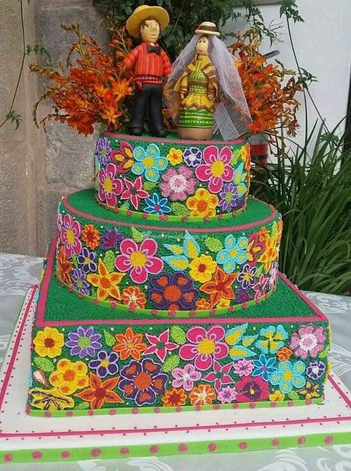Pasteles para boda temática mexicana - 7