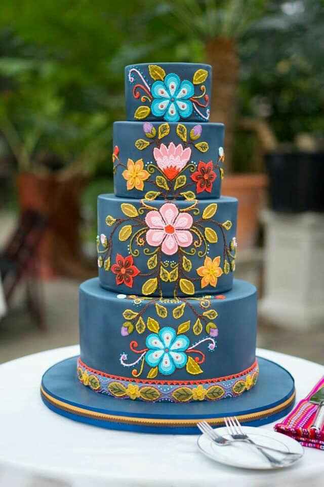 Pasteles para boda temática mexicana - 10