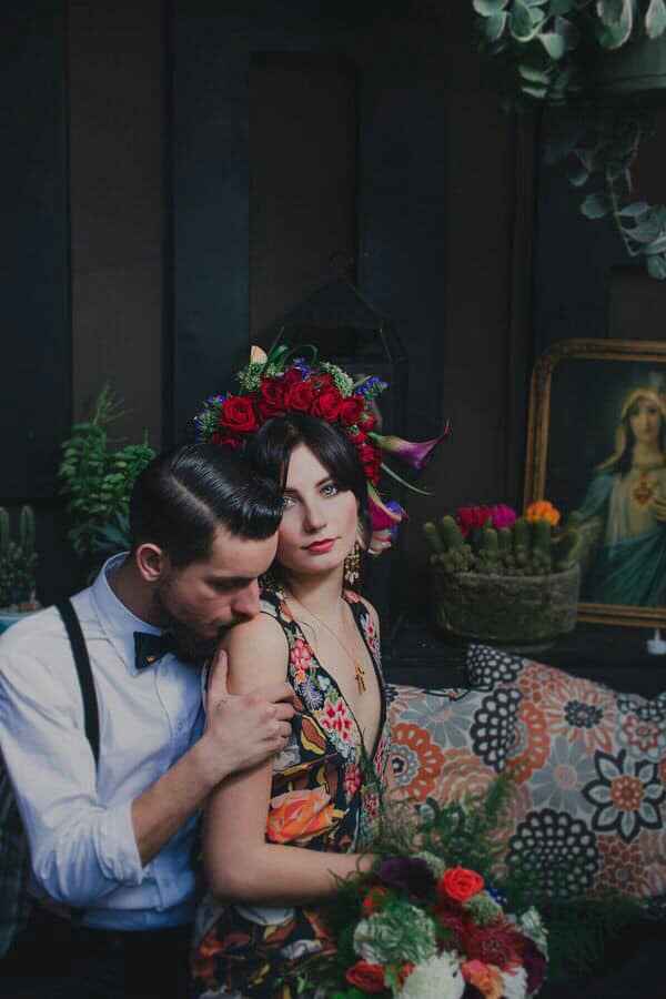 Boda mexicana com toques de Frida Kahlo - 3