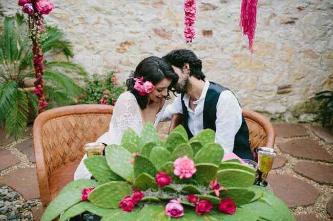 Boda mexicana com toques de Frida Kahlo - 4