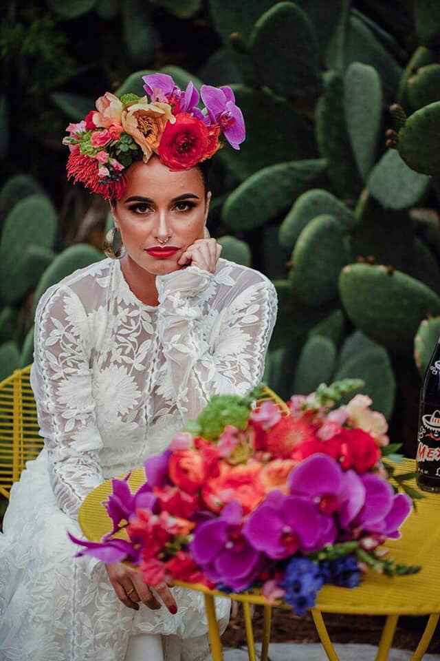 Boda mexicana com toques de Frida Kahlo - 5